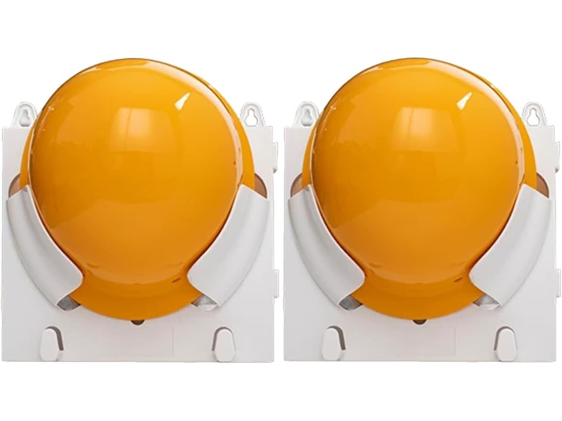 Suporte De Parede Para Capacetes De Segurança Em Abs (2/3/4/5/6 Peças), Com Ganchos E Sistema De Encaixe, Ideal