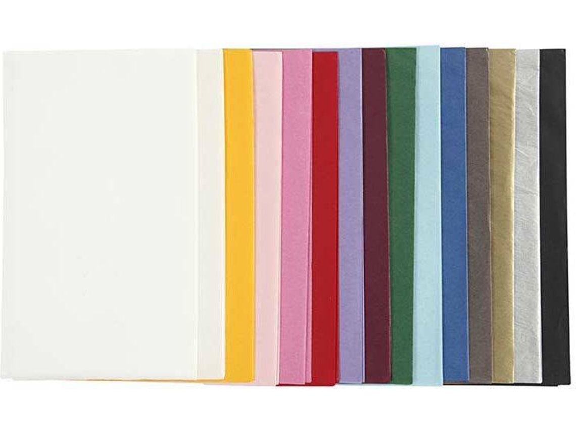 Pack 30 Folhas Papel de Seda CREOTIME MultiCor