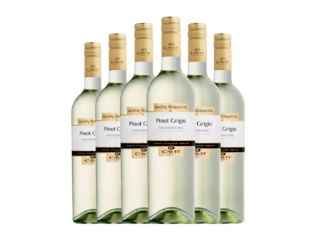 Vinho branco CAVIT Mastri Vernacoli Pinot Cinza Trentino (0.75 L - 6 Unidades)