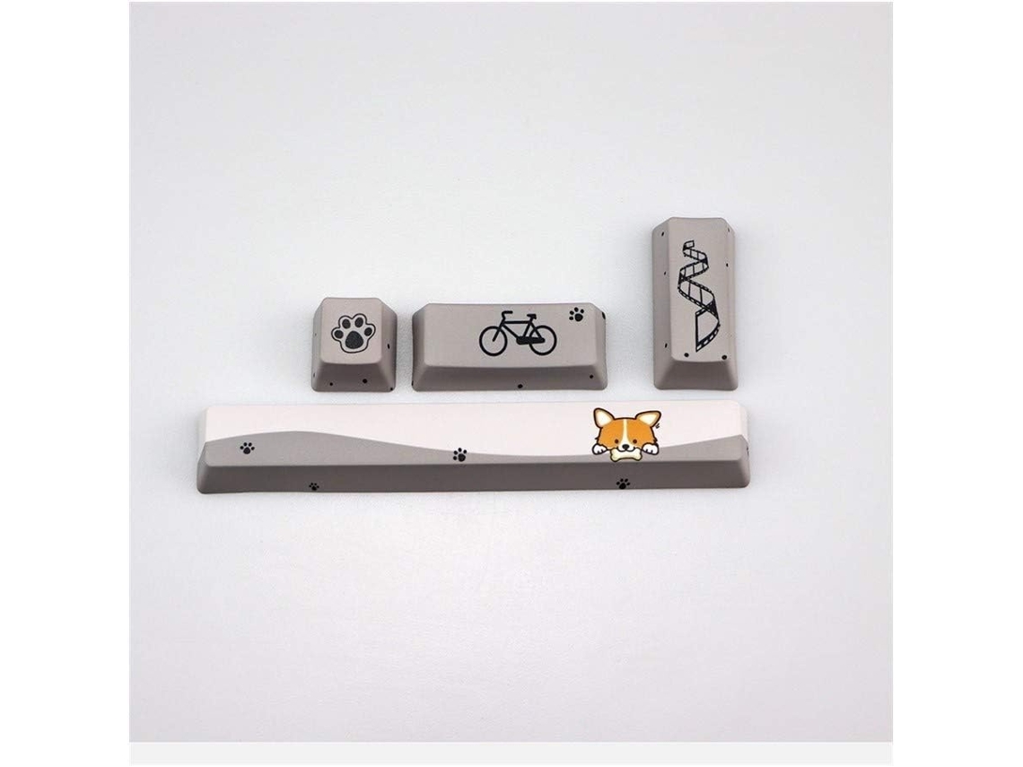 Lurelia Keycaps Five Sides Dye Subbed Barra Espaço Esc Entre Pbt Para Teclado Mecânico