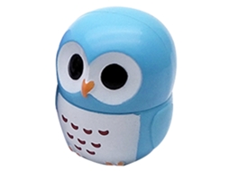 Bálsamo Labial Hidratante De Cor Owl Candy Com Plantas Naturais E Sabor De Fruta (azul)