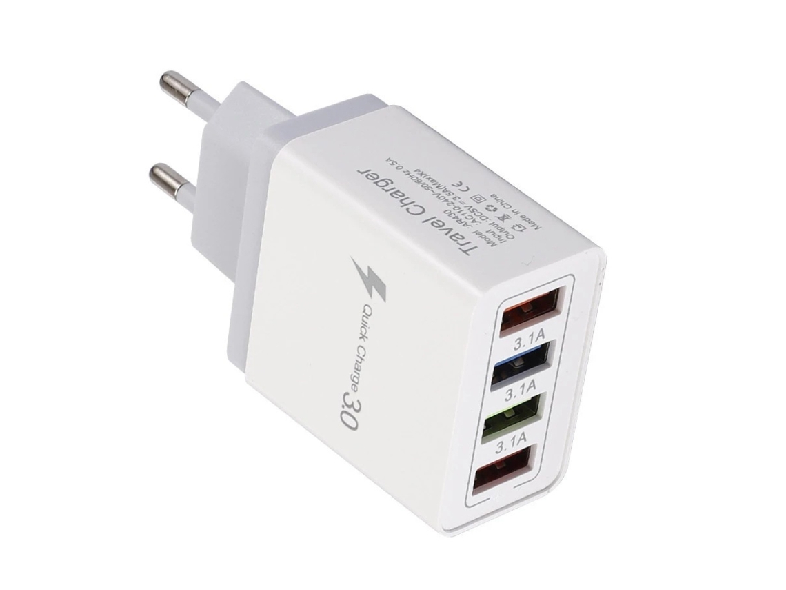Adaptador De Tomada Parede Duplo Pd Qc Para Dispositivos Móveis, Proteção De Carregamento Com Chip Inteligente