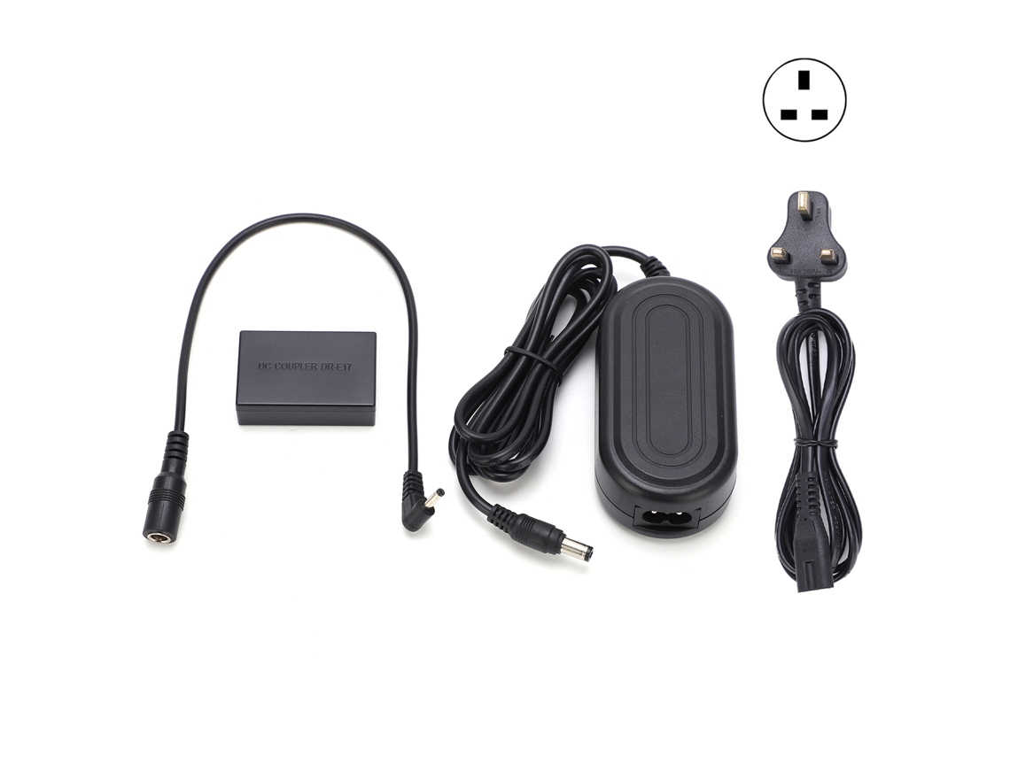 Lpe17 Dummy Battery With Ac Power Supply Adapter Fully Decoded For Canon M3 M5 M6 Camera LAXISCREED (prise )