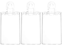 Lurelia Porta-crachá Transparente Vertical Para Escritório E Escola