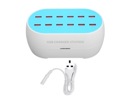 Estação de Carregamento Usb 12 Portas 120w resistente ao calor EOOCOO