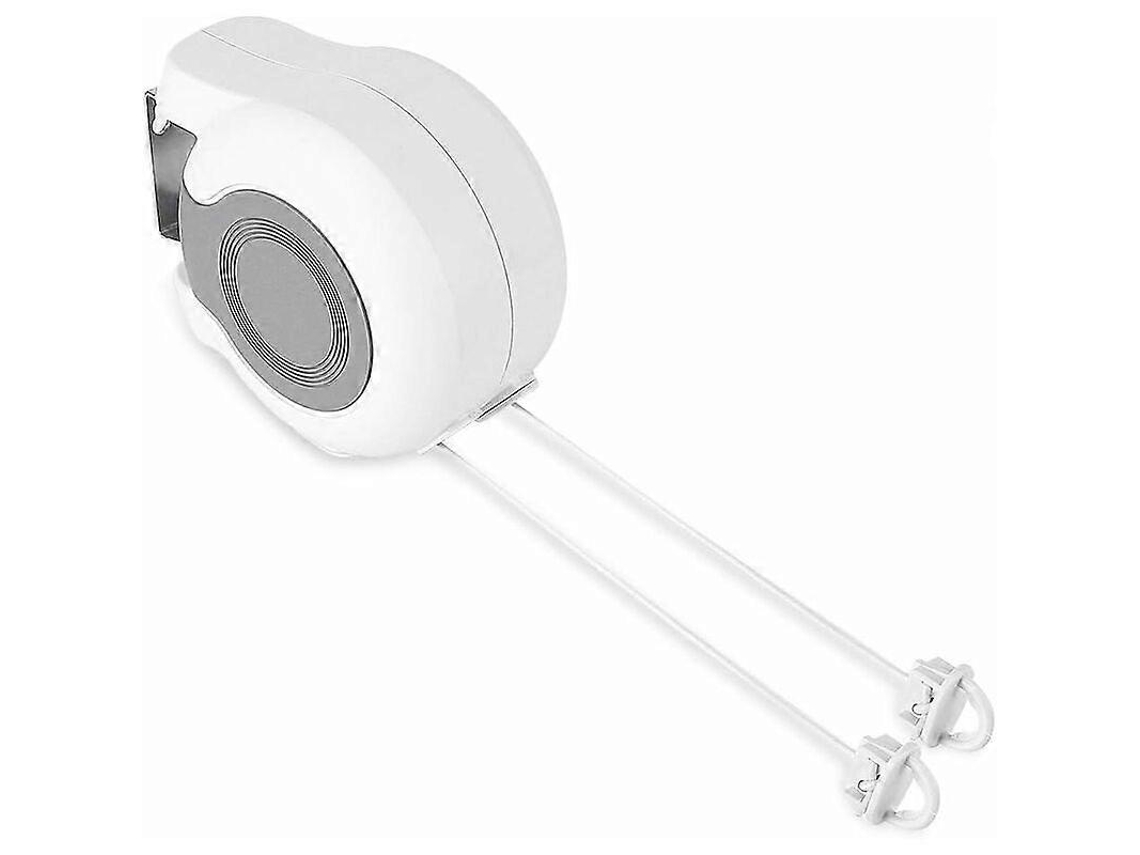 Corda Retrátil 13m Extensível Parede 2 Cordas Banheiro Varanda Jardim Viagens