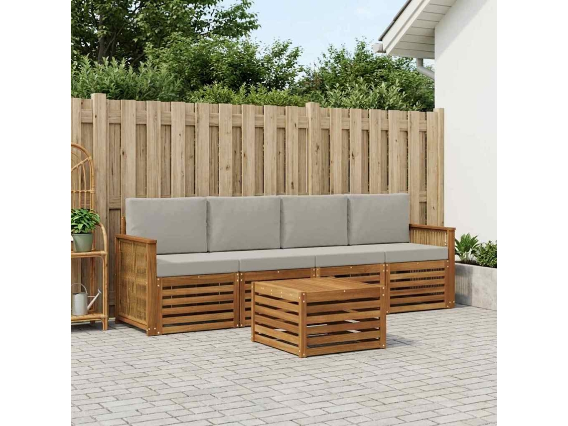Vidaxl Conjunto De Sofás Para Exterior 5 Unid.