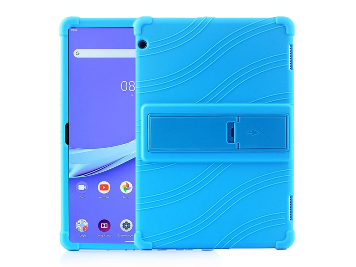 Capa De Silicone Halinuia Com Suporte Oculto Para Lenovo Tab E10