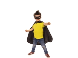 Conjunto de Acessórios RUBIE'S Infantil De Super-Heróis Negros: Capa E Máscara