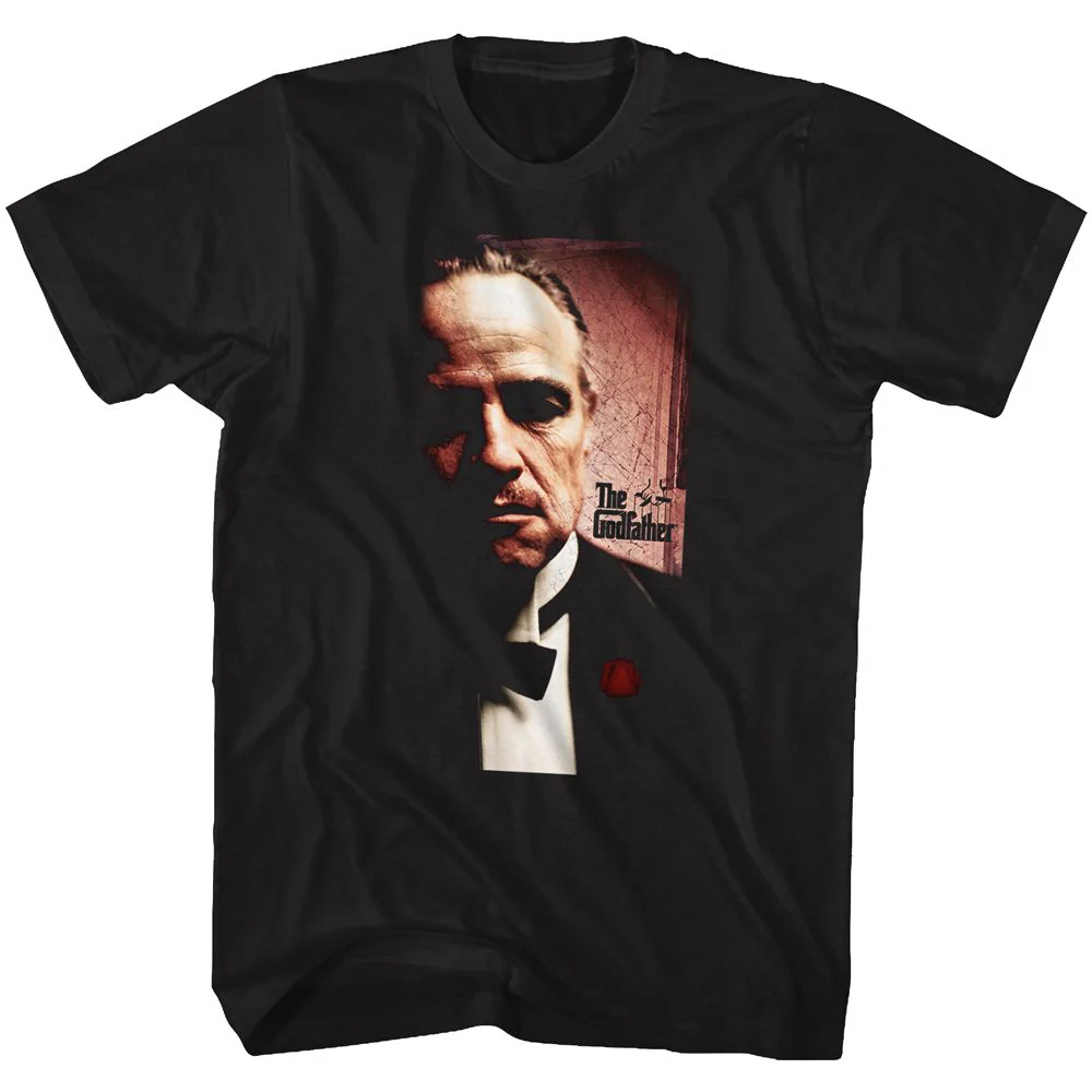 Unisex Adult T-shirt Rockinstone Godfather The Don Black Sizem