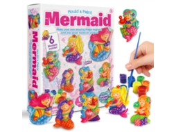 Mali kit de Pintura Sereia Brinquedo Diy para Crianças Artesanato Presente de Aniversário Natal Meninas 6+