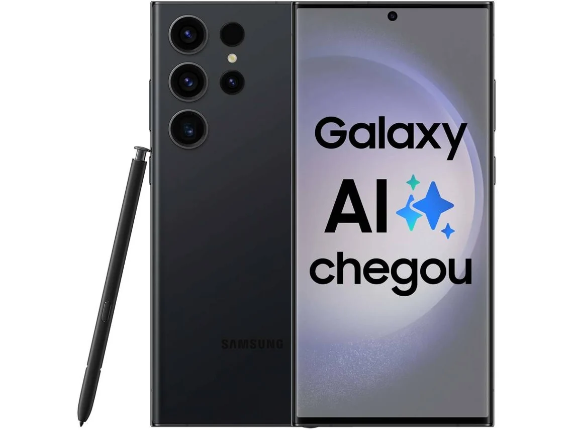Smartphone SAMSUNG Galaxy S23 Ultra 5G (6.8'' - 8 GB - 256 GB - Preto)