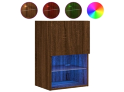 Tv Cabinet, Tv Cabinets Vidaxl Marrom Madeira Processada (40.5 X 30 X 60 Cm)