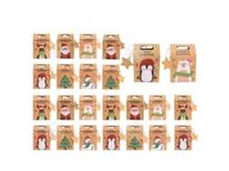 Caixas para Joias, 24 Unidades por Embalagem, Doces de Natal, Embalagens Criativas Presentes, Ergonômico, Uso Diário STELASPLEN