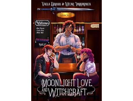Livro Moonlight Love and Witchcraft de Vaela Denarr e Micah Iannandrea (Inglês - Capa Dura)