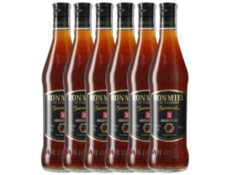 Rum AREHUCAS Arehucas Guanche Ron Miel (0.7 L - 6 unidades)