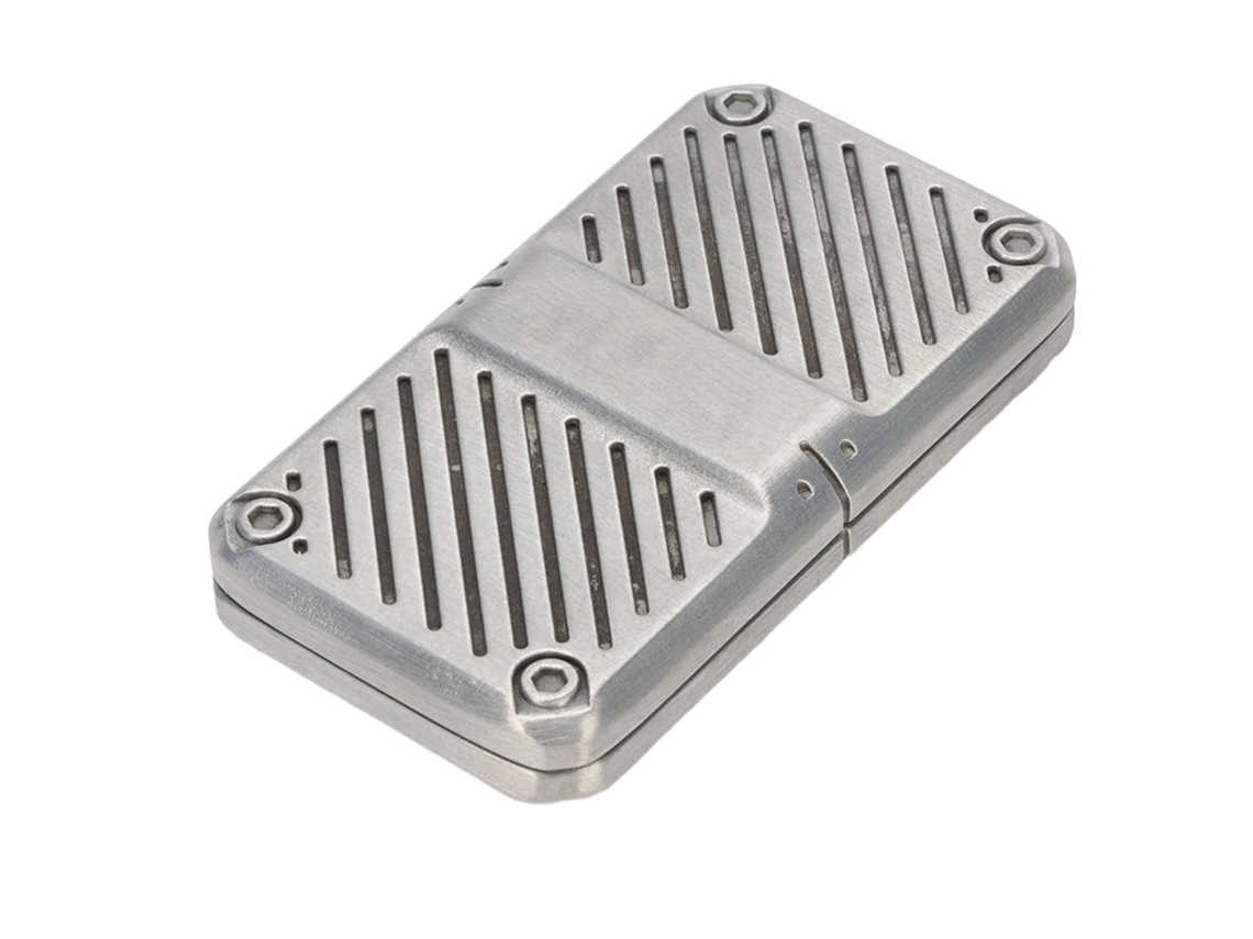 Primerox push Slider Mecânico de Liga Portátil Alívio de Estresse Compacto Textura Confortável