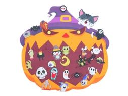 1Pcs Adorno de Suspensão de Halloween para Decoração de Halloween ALLINLESS
