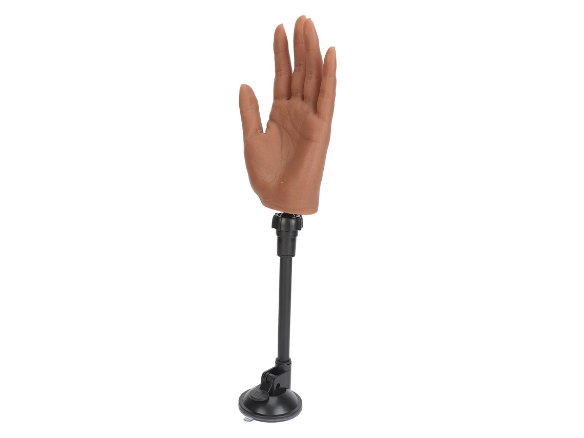 Modelo De Mão Falsa Para Arte De Unhas (com Suporte Com Ventosa, Flexível) Eoocoo
