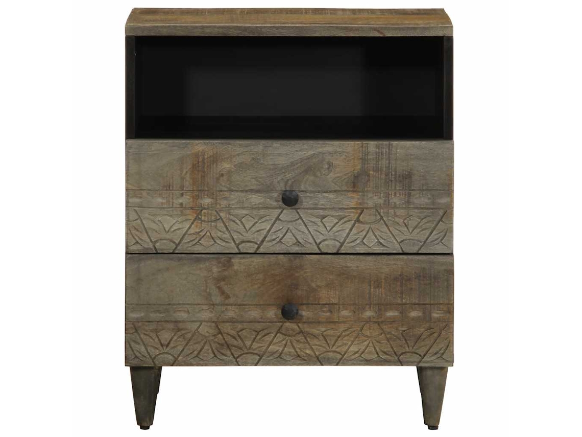 Maison Exclusive - Mesa De Cabeceira Cinzento Claro 50x33x60 Cm