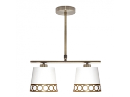 Fab 114852029 Dalia Lâmpada 2Xe14 Branco/Dourado FABRILAMP