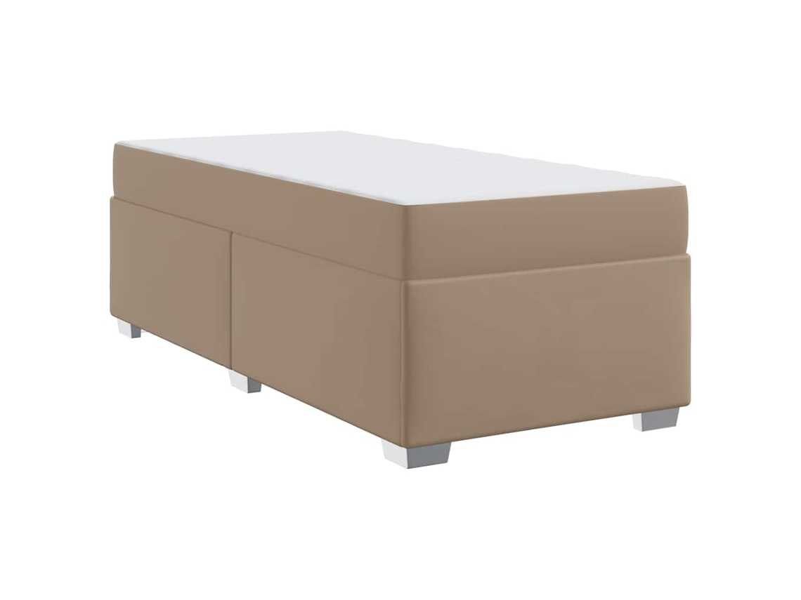 Conjunto 1 Cama Box Vidaxl Castanho Tecido (100 X 200 Cm)