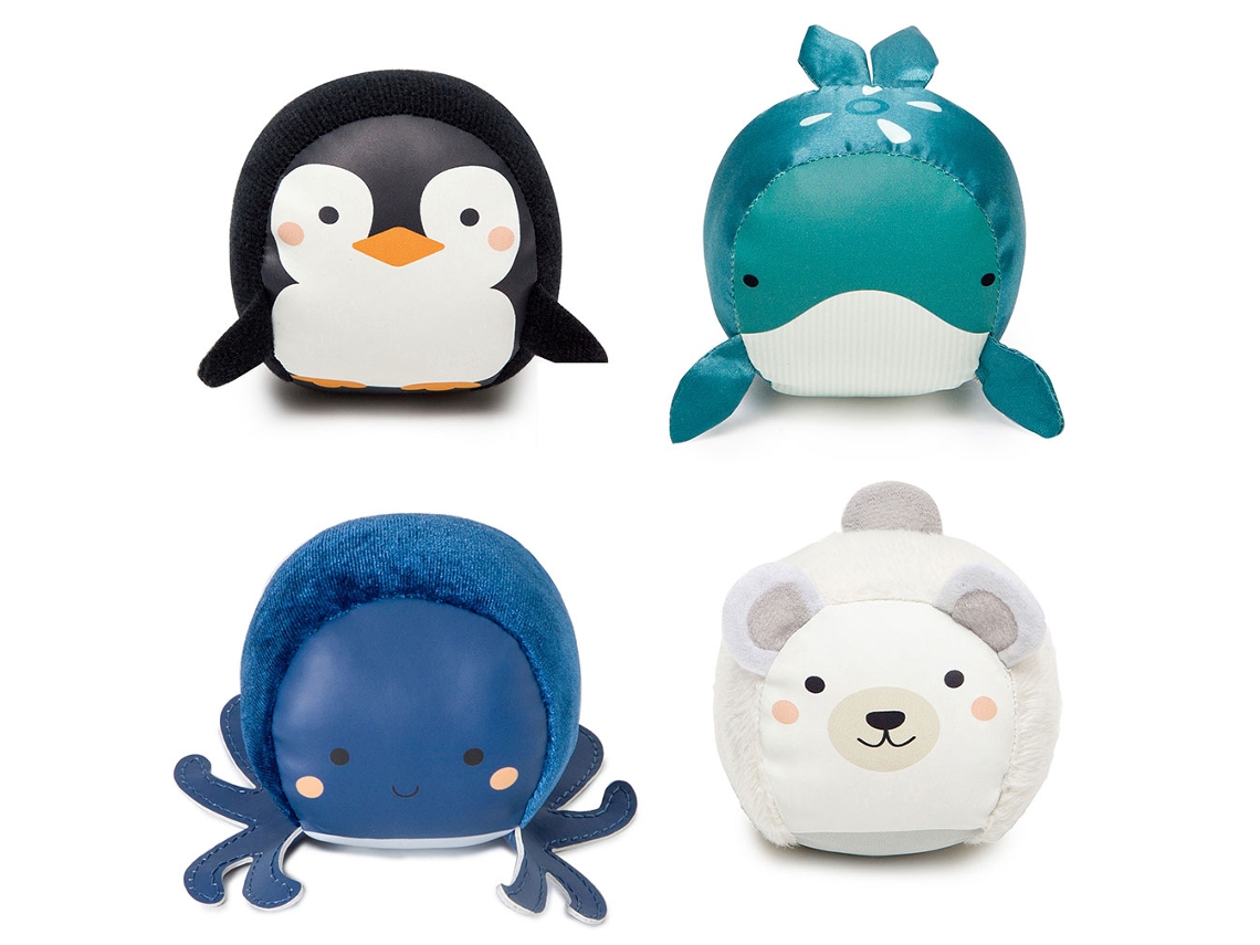 Doodballs Conjunto de 4 Bolas Doudous LITTLE BIG FRIENDS O Oceano 303518