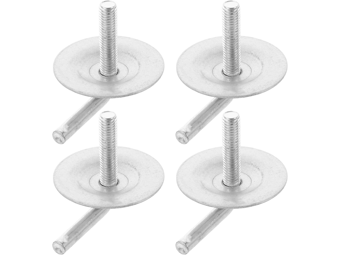 Conjunto de 4 Parafusos para Ventiladores Pedestal. Robustos com Base Ferro, Compatíveis, Fáceis CHABERLU