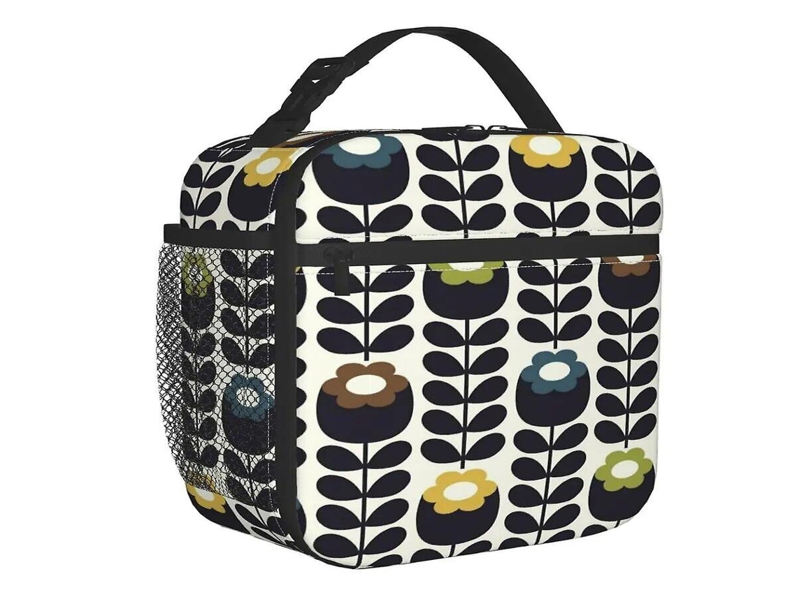 Lurelia Lancheira Bento, Com Isolamento Térmico, Estampa Floral