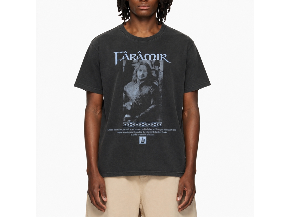 Rockinstone Lord Of The Rings Faramir Of Gondor Black T-shirt Size:xxxl