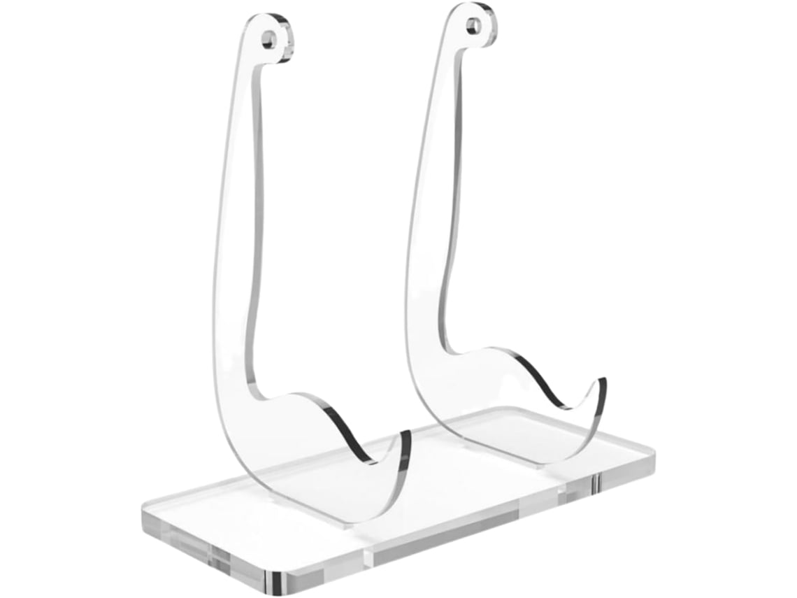 Suporte Para Livros Em Acrílico Transparente, Organizador De Prateleira Vertical Antiderrapante Que Economiza