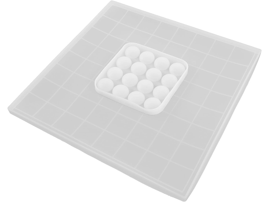 Molde De Silicone Para Jogo De Go, Molde Artesanal Para Peças E Tabuleiro