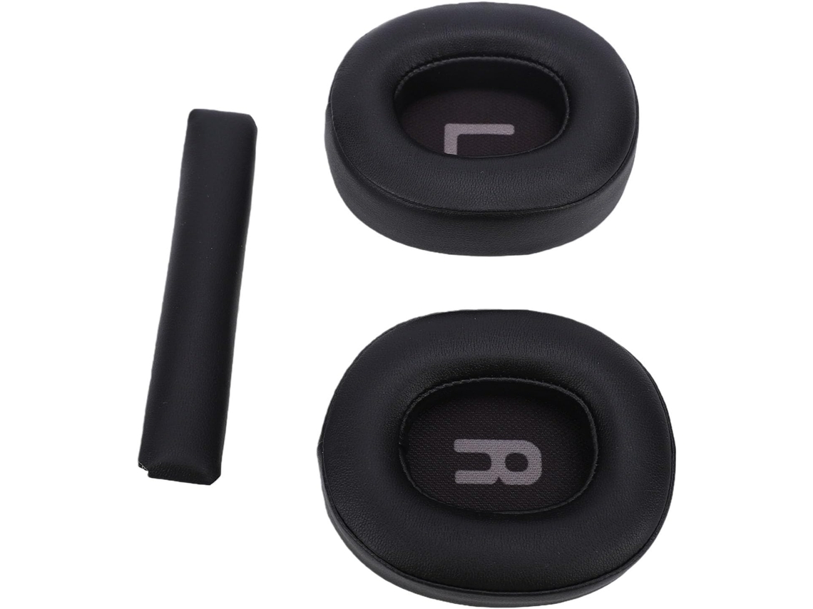 Almofadas Para Fones De Ouvido Com Espuma Viscoelástica E Capa (pretas)
