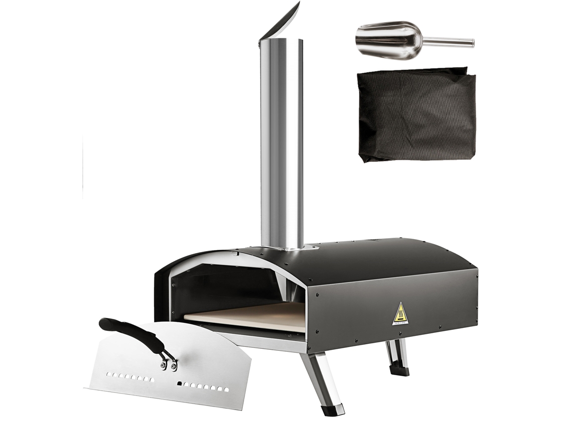 Forno De Pizza Ao Ar Livre Succebuy 304,8 Mm Portátil Para Churrasco Em Aço Inoxidável