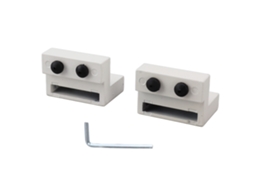 Parada para Porta de Celeiro Branca Acessório de Hardware Deslizante com Chave Allen para Quarto Cozinha Sala de Estar S/MARCA