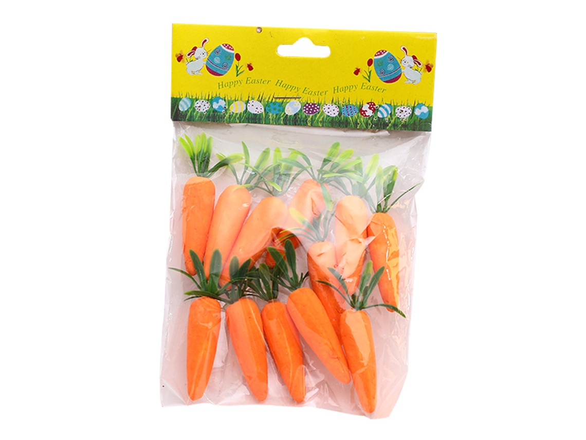 Ovos de Páscoa e Natal de espuma com cenoura, 12 peças, diâmetro 1,5cm LAXISCREED