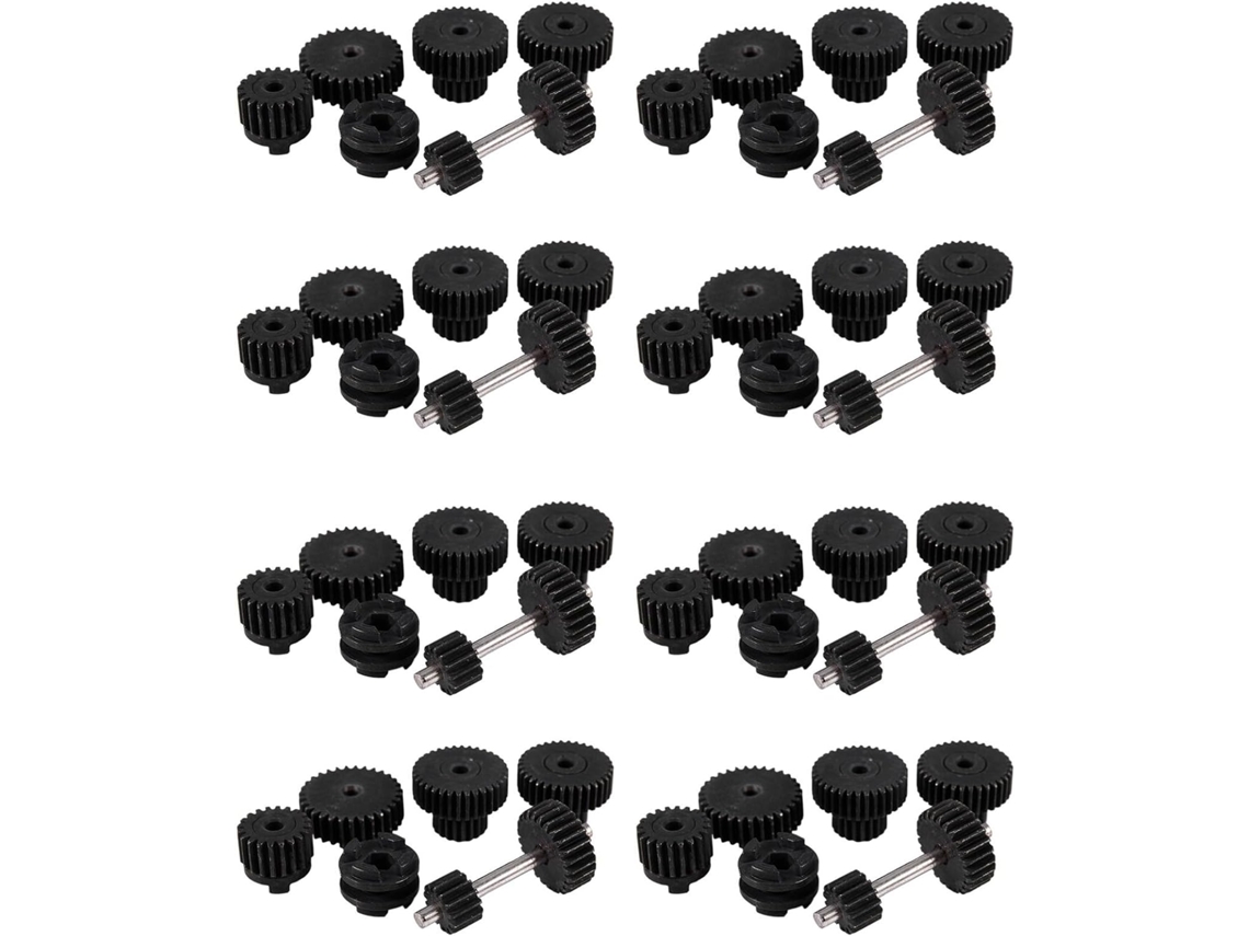 Conjunto de 8 Engrenagens Metálicas com 370 para Câmbio de Marchas 1/16, SFUSHOS