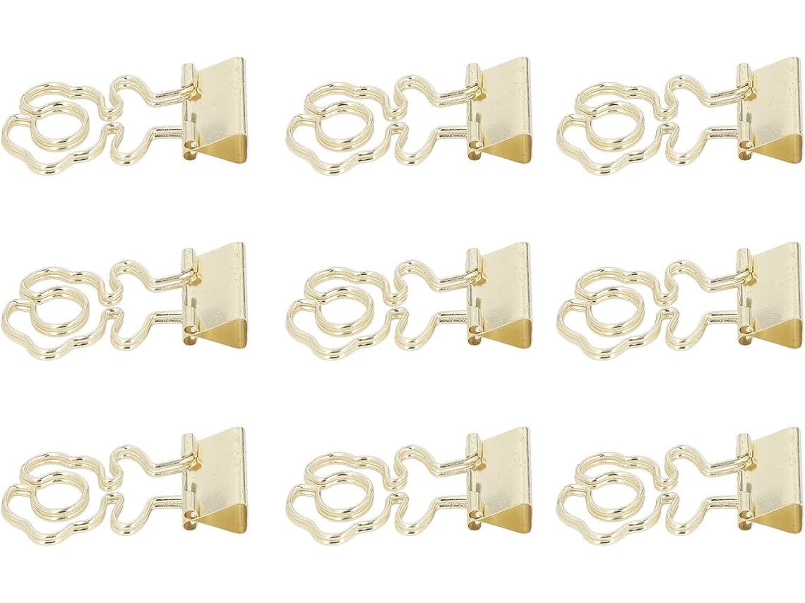 Conjunto De Clipes Papel Ocos Aramox, Fixação Firme Com Cauda Longa, Prendedores Artigos De Papelaria, 100 Peças