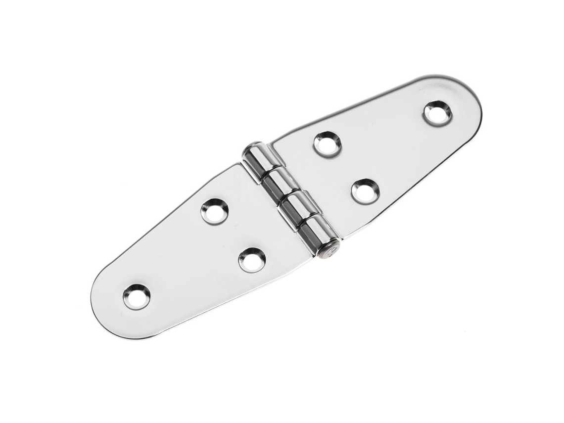 Roca Ab. Dobradiça Padrão de Aço Inoxidável 140X40X2 Mm Prateadoroca Ab.