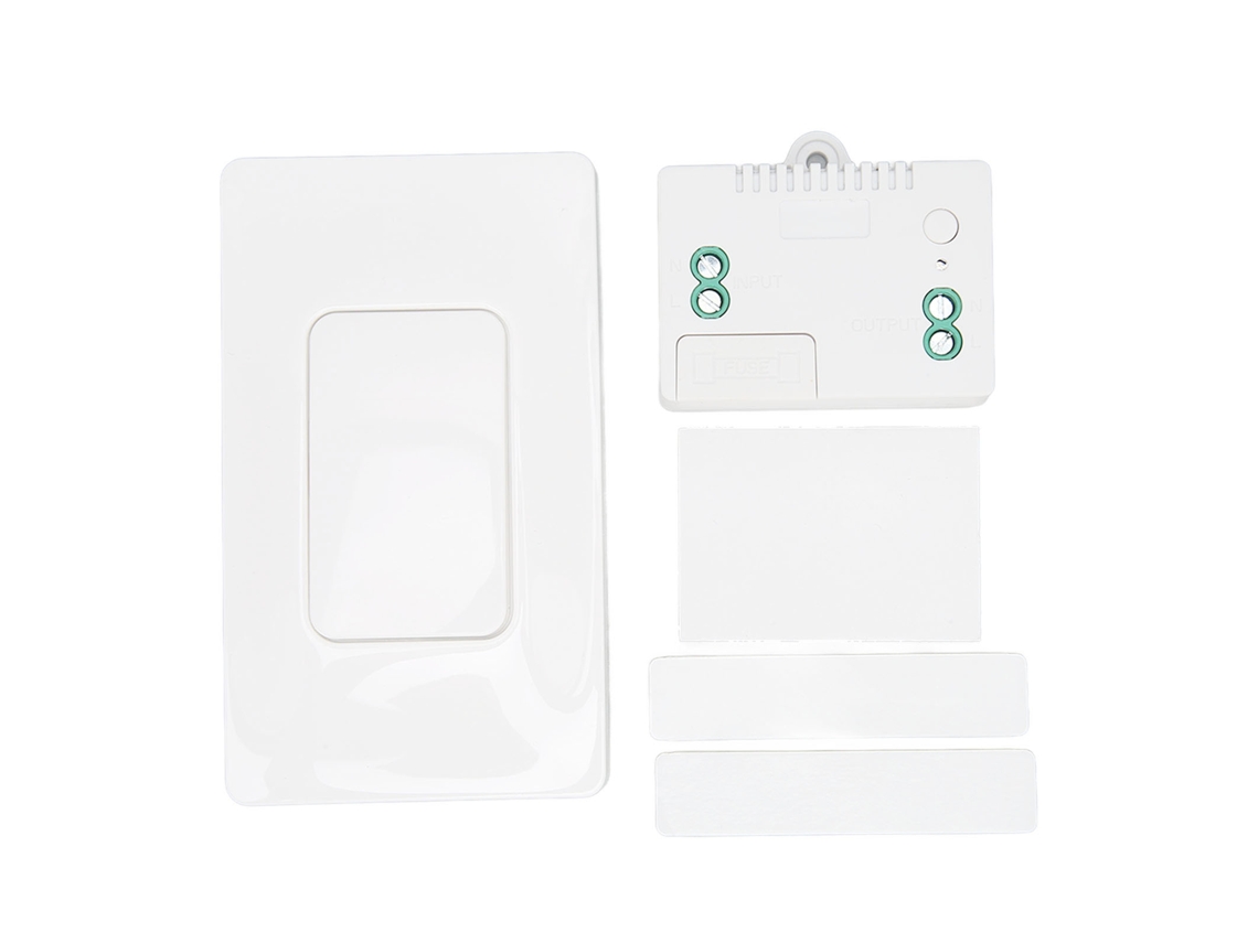 Interruptor Sem Fio De Luz 1 Módulo Gerador Automático Ac 110‑230v Kit Receptor Inteligente De Parede