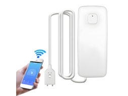 Detector De Vazamento De Água Wifi Com Alarme 85db Sensor Ip67 Bateria App
