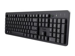 Teclado de escritório italiano TRUST Ody Ii sem fio RF Qwerty preto