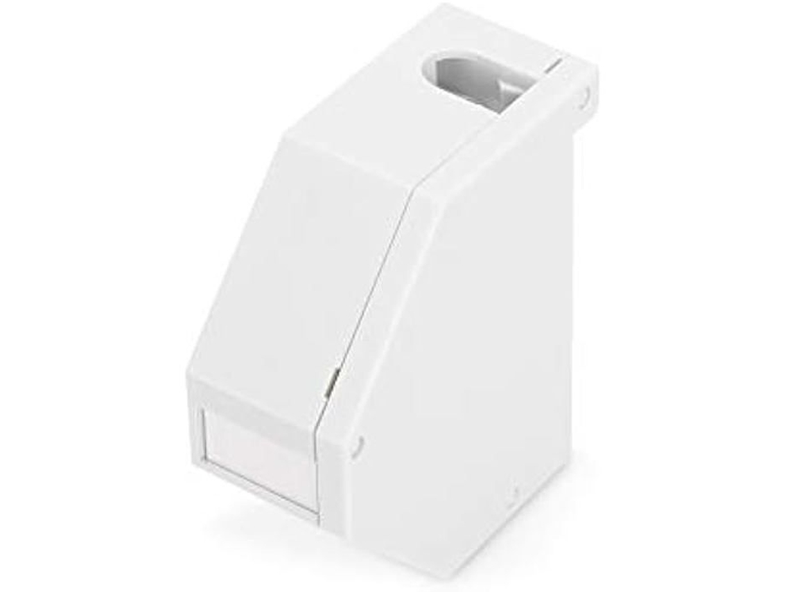 Chapéu Adaptador de Perfil para Módulo Keystone 1 Porta Ângulo Reto Zona de Escrita Capa Contra Poeira - DIGITUS