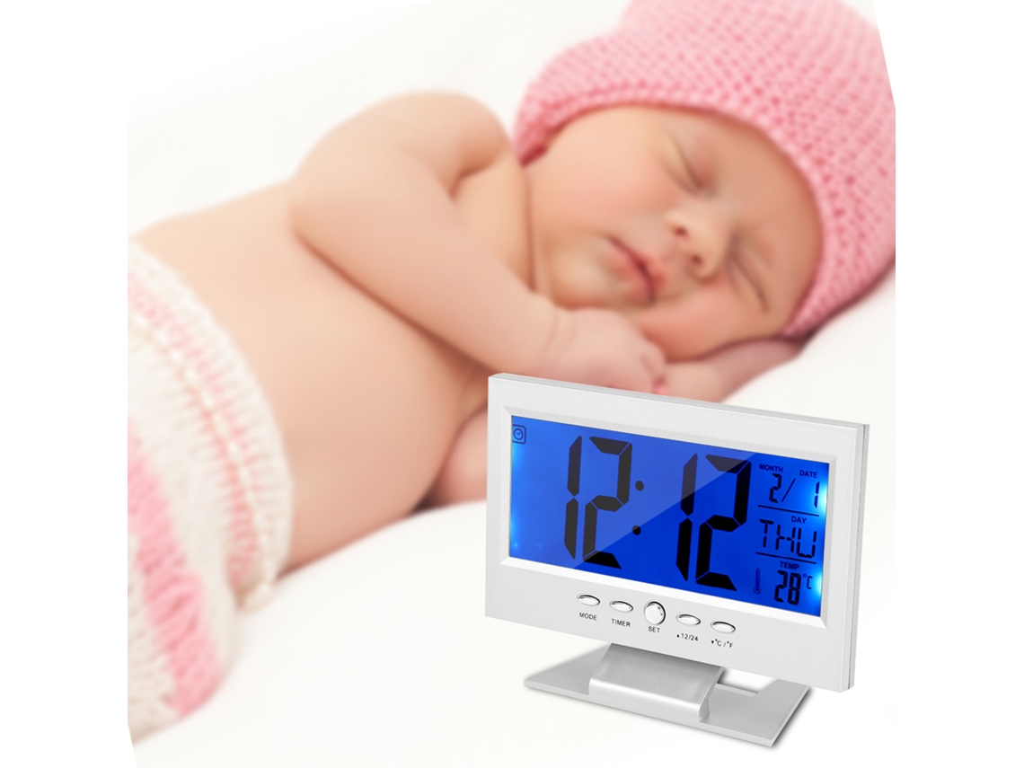 Calendário Perpétuo Led Com Luz De Fundo Azul, Sem Bateria, Eoocoo
