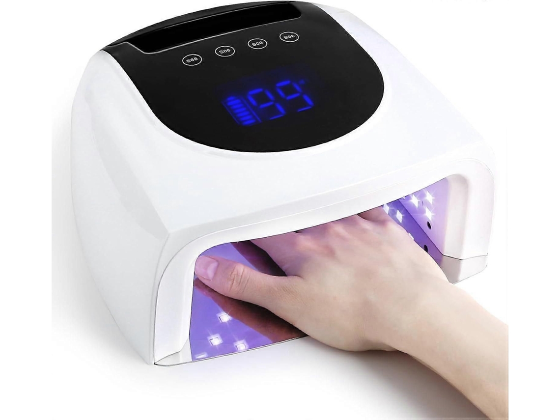 Lâmpada de Unhas Sem Fio Uv Led 96 W, Secador com 42 Lâmpadas, Luz para Manicure em Gel Das Mãos e D os Pés, GOKOCO