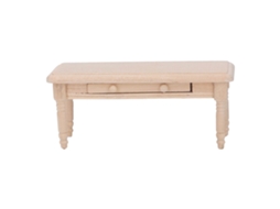 Ats mesa de Comedor para Casa de Muñecas na Escala 1:12 Design Simples e Elegante Madeira Duradera Mesa de Chá em Miniatura