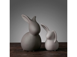 Adornos De Cerámica Conejo Pascua 2025 Presentes Pequeños Amigos Día De San Valentín Pascua Decoración Para Casa Y Oficina