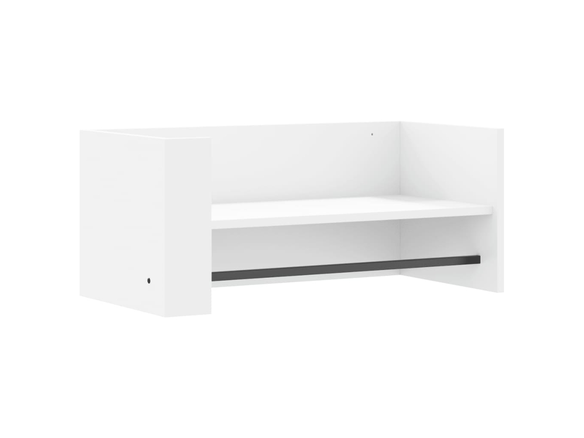 Wall Shelf, Wall Shelves Vidaxl Branco Madeira Processada (70.5 X 35 X 30.5 Cm)