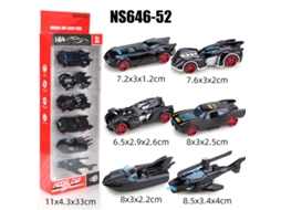(6 Carros) Miniaturas De Carros Deslizantes Em Escala 1/64, Brinquedos Infantis