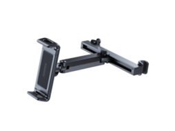 Suporte Para Telemóvel/tablet Com Braço Longo Telescópico E Rebatível Para Encosto De Cabeça Do Banco Traseiro, 17 X 16,5 X 22 Cm